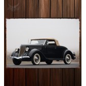 Металлическая табличка Ford V8 Deluxe Roadster (68-710)